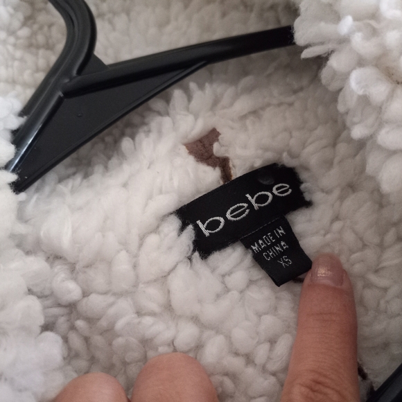 Bebe faux suede long coat XS - Picture 10 of 10